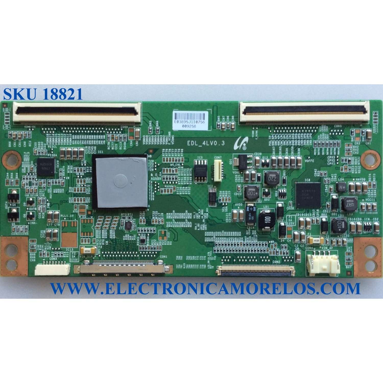 T-CON / SONY LJ94-03895J / EDL_4LV0.3 / PANEL LTY550HJ03 101 / MODELOS KDL-55EX621 / KDL-55EX720 / KDL-60NX720